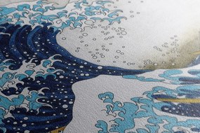 Stampa su tela – Riproduzione La grande onda di Kanagawa - Katsushika Hokusai