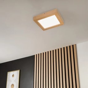 Brilagi-Luce LED dimmerabile WOODY FRAME LED/24W/230V quercia 30x30 cm IP44 + +TC