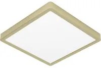 Plafoniera Moderna Fueva 5 In Acciaio Ottone Led Integrato 20,5W 3000K Ip20