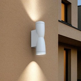 Applique Conica a Clessidra Bidirezionale, IP65 GU10 - Bianca Colore del corpo Bianco