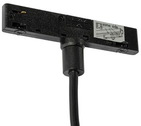 Lampada a sospensione moderna nera per sistema binario monofase - Slimline Keno