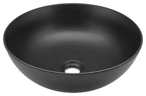Lavabo da appoggio a ciotola 38,5 cm nero opaco in ceramica Espeon