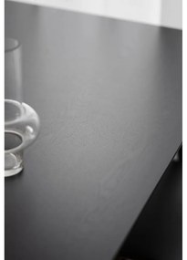 Tavolo da pranzo nero , 140 x 90 cm Lotta - Rowico