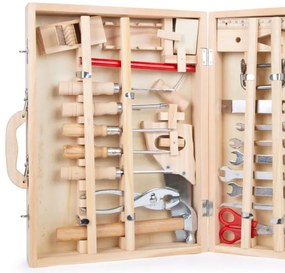 Small Foot - Valigetta con attrezzi in legno Deluxe