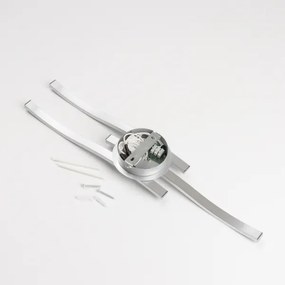 Plafoniera LED da soffitto 3xLED/6W/230V 3000K argento