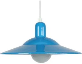 Tosel  Lampadari, sospensioni e plafoniere Lampada a sospensione rettangolare metallo blu  Tosel