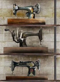 Nähmaschinen Tapete The Machinist von MIND THE GAP - WP20245