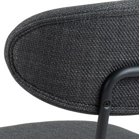 Sedie da pranzo antracite in set da 2 Denise - Actona