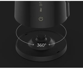 AENO - Bollitore smart con LED display 1,7 l 2200W/230V nero