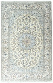 Nain Tappeto 310x200 Beige (Iran) Annodato A Mano