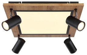 Globo 67306D2 - Faretto LED ULLA 4xGU10/5W + LED/24W/230V