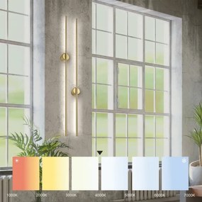 Applique a parete LANA LED/12W/230V 4000K oro opaco