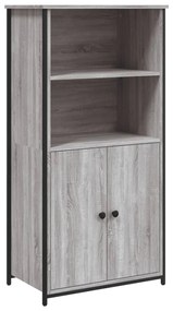 Credenza grigio sonoma 62x36x121,5 cm in legno multistrato