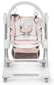 KIDERKRAFT - Sedia da pranzo per bambini 2in1 LASTREE rosa/bianco