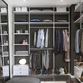 Kit cabina armadio Aura Kit 4 in truciolare 320 x 270 x 62 cm bianco