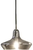 Sospensione Vintage-Dec Lido-3 Vetro Fum 1 Luce G9 3W 3000K Luce Calda