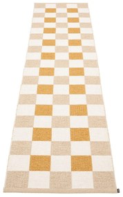 Passatoia da interno/esterno giallo ocra/beige 70x300 cm Pix Vanilla Ochre – Pappelina
