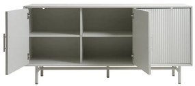 Cassettiera grigia 160x75x45 cm Palma – Unique Furniture