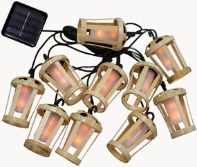 Ghirlanda solare a LED in bambù Hiama