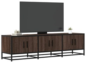 Mobile Tv Rovere Marrone 150x35x41 Cm İn Truciolato E Metallo /