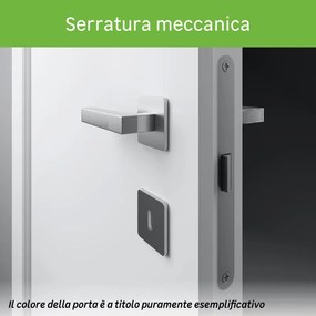 Porta doppia anta battente Shibuya bianco L 180 x H 210 cm sinistra