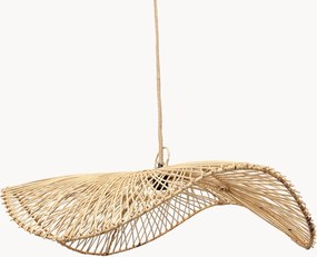 Lampada a sospensione in rattan tessuto a mano Chapeau
