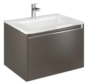 Mobile sottolavabo e lavabo Cielo tortora scuro L 60 cm