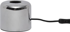 Supporto per lampada argentato 10 cm Glans – Star Trading