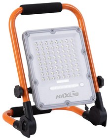 Proiettore LED ricaricabile con treppiede LED/50W/3,2V 4500K 5000 mAh IP65 arancione