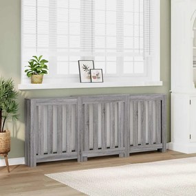 Copertura Termosifone Grigio Sonoma 205x21,5x83,5cm Multistrato /