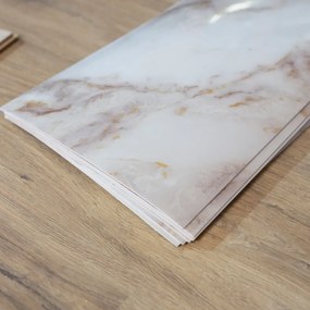 Set di 6 adesivi murali 60x30 cm Calacatta Vagli - SP TREND