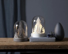 Světelná LED dekorace Star Trading Kupol Tree, výška 17,5 cm