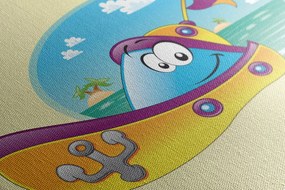 Quadro su tela – Avventura in barca