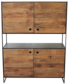 PINUS BLACK - credenza in legno massiccio