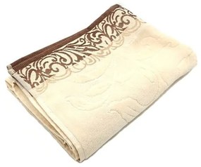 Asciugamano beige in cotone 70x140 cm Skyline - JAHU collections
