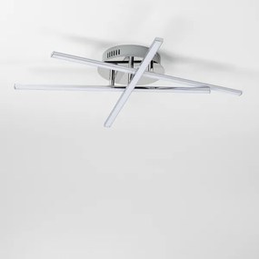 Plafoniera LED 3 x 3 W, 230 V, cromato lucido