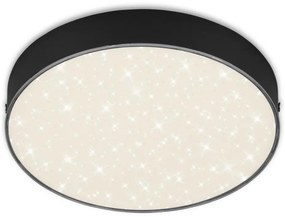 Briloner 7073-415 - Plafoniera LED STAR SKY LED/16W/230V diametro 21 cm nero