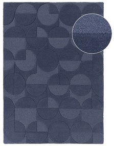 Tappeto in lana blu 160x230 cm Gigi - Flair Rugs