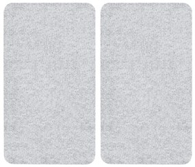 Set di copri fornelli in vetro temperato 2 pz 30x52 cm Transparent – Allstar