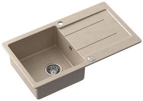 Samona - Lavello da cucina SAMONA 77x44 cm granito/beige