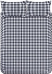 Set copripiumino e federa blu scuro per letto matrimoniale/per letto esteso 3 pezzi 230x220 cm Bamford Gingham Check – Catherine Lansfield