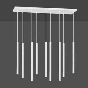 Lampada a Sospensione SELTER 9 BLACK WHITE e GOLD