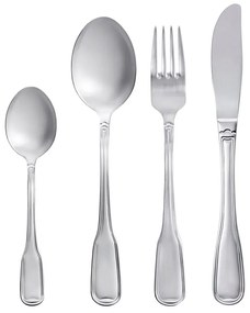 Posate argentate in acciaio inox 16 pz Attaché – Gense