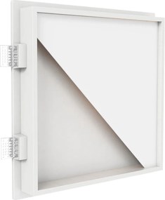 Applique da Incasso E14 FOLD Quadrata in Gesso Pitturabile