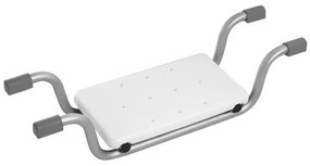Sedile per vasca da bagno con gommini antiscivolo e portata max 120 kg