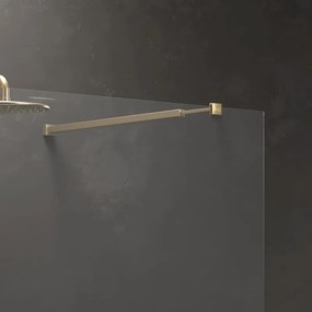 Parete doccia walk-in 150cm staffe dorate KW3000R - KAMALU