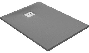 Piatto doccia SENSEA in solid surface REMIX 80 x 120 cm grigio opaco