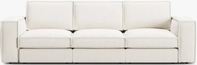 Divano Pola 4 posti in tessuto strutturato – 284x103x88 cm