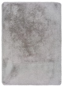 Tappeto grigio , 160 x 230 cm Alpaca Liso - Universal