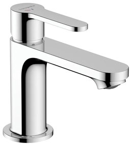 Rubinetto per lavabo a canna bassa getto aerato Stamis cromato lucido HANSGROHE H 13.6 cm